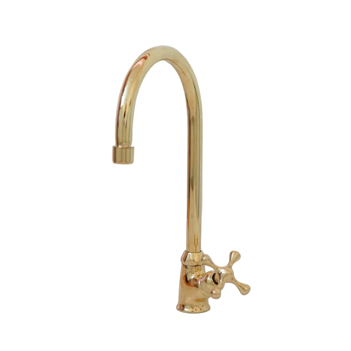 Brass Faucet Single Hole - Only Cold Or Hot Water - handcrafted luxury Kitchen Faucets for kitchen and bathroom interiors by Brooklyn Brass