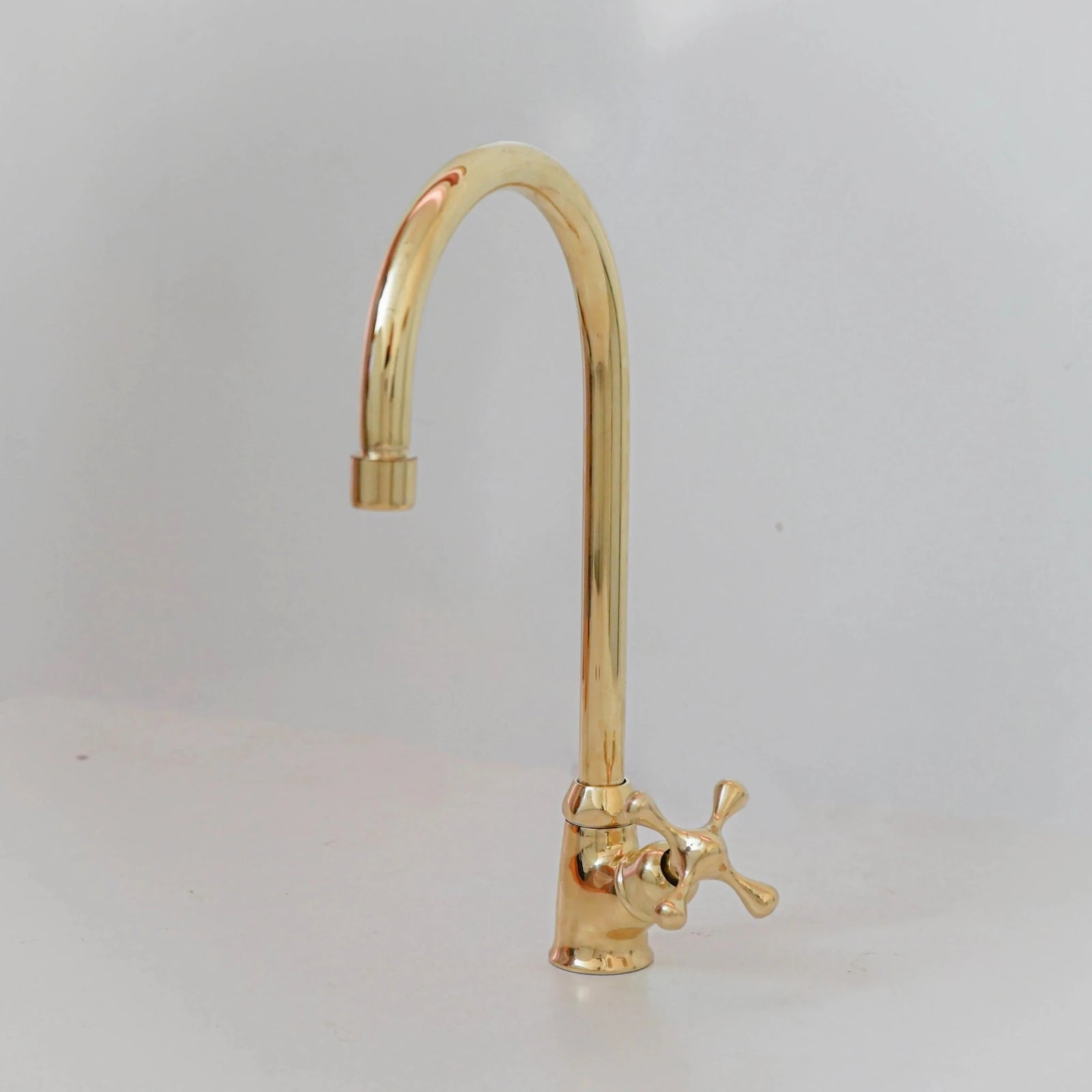 Brass Faucet Single Hole - Only Cold Or Hot Water - handcrafted luxury Kitchen Faucets for kitchen and bathroom interiors by Brooklyn Brass