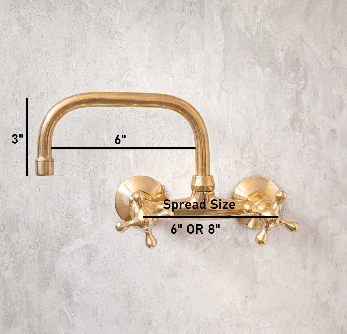 Brass Kitchen Faucet - Vintage Brass Kitchen Faucet - handcrafted luxury Kitchen Faucets for kitchen and bathroom interiors by Brooklyn Brass