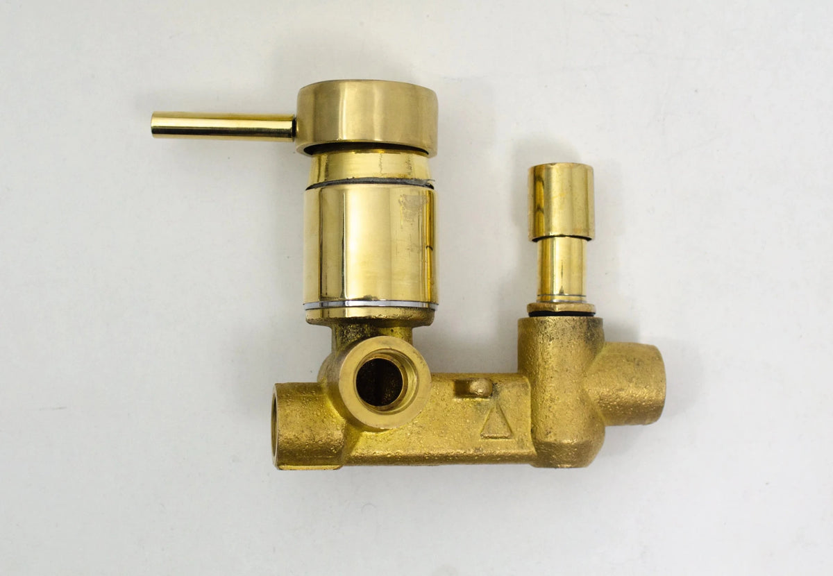 Brass Shower Fixtures - Brass Shower System - handcrafted luxury Shower Systems for kitchen and bathroom interiors by Brooklyn Brass