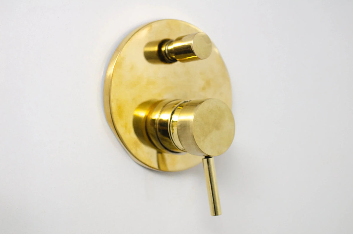 Brass Shower Fixtures - Brass Shower System - handcrafted luxury Shower Systems for kitchen and bathroom interiors by Brooklyn Brass