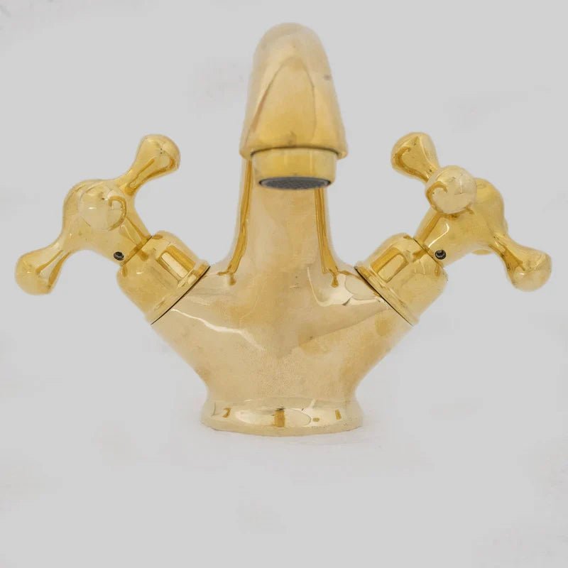 Brass Single Hole Bathroom Faucet - Bath Vanity Faucet - handcrafted luxury Bathroom Faucets for kitchen and bathroom interiors by Brooklyn Brass