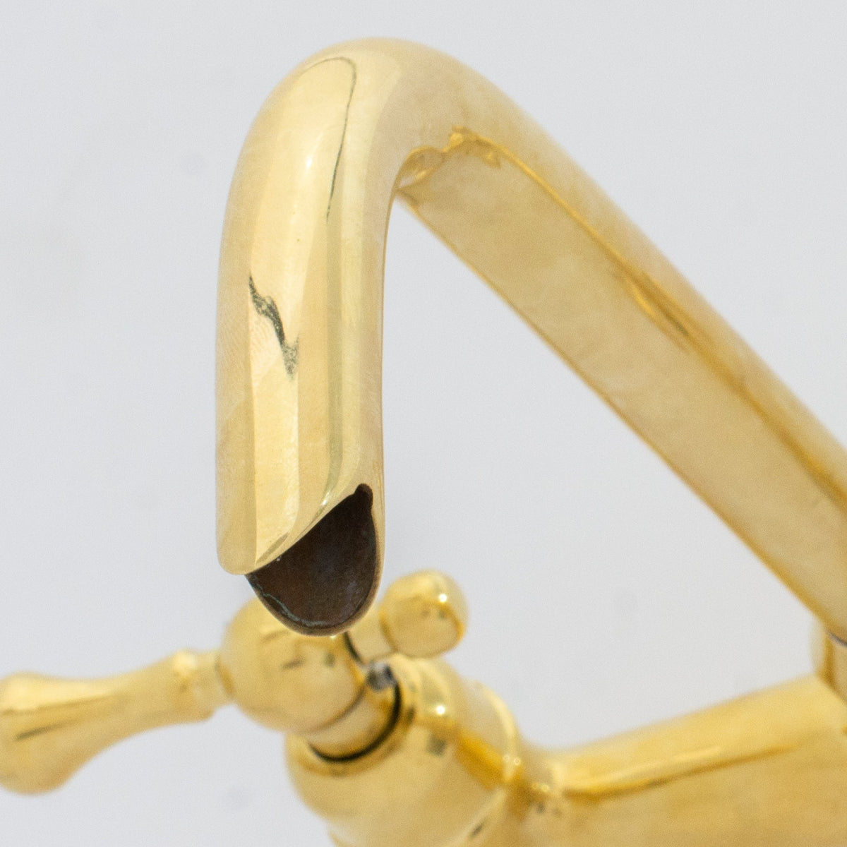 Brass Wall Mount Faucet - Antique Brass Bathroom Faucet - handcrafted luxury Bathroom Faucets for kitchen and bathroom interiors by Brooklyn Brass