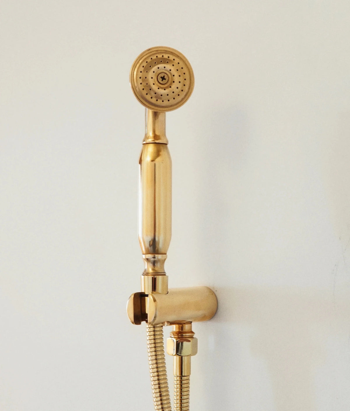 Built in Brass Shower System, Antique Brass Shower Fixtures - handcrafted luxury Showers for kitchen and bathroom interiors by Brooklyn Brass