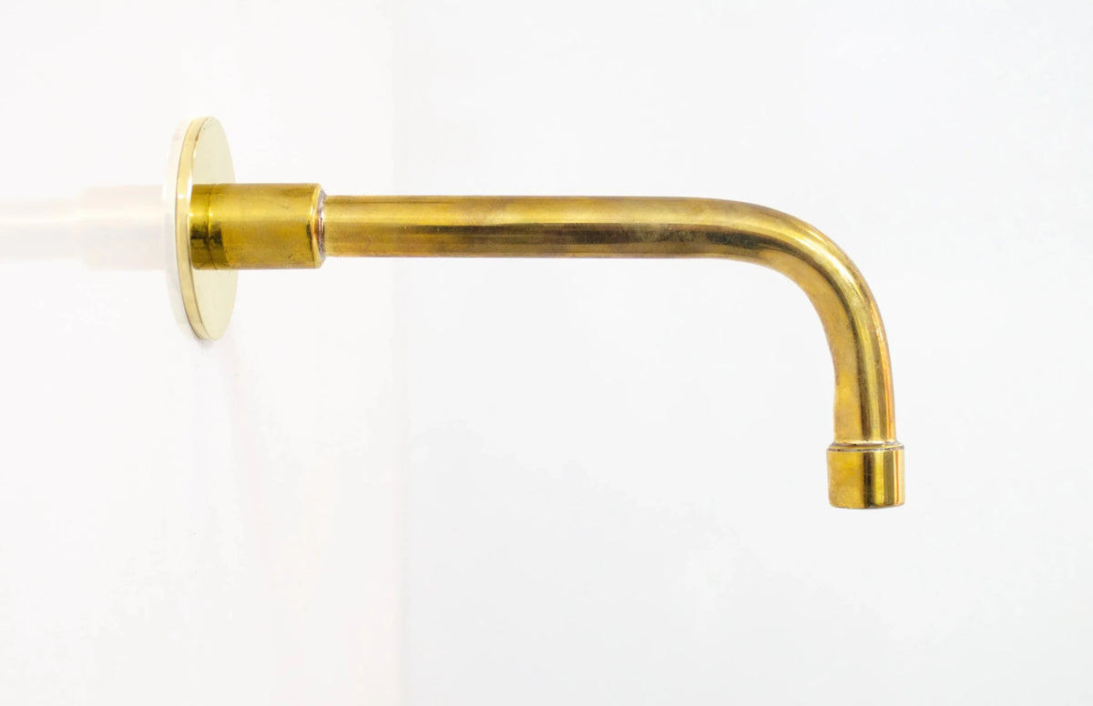 Built in Solid Brass Shower 2 outlet - Concealed Brass Shower Set with Tub filler - handcrafted luxury Shower Systems for kitchen and bathroom interiors by Brooklyn Brass