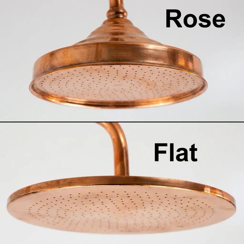 Copper Outdoor Shower System - Solid Copper Wall Mounted - handcrafted luxury Shower Systems for kitchen and bathroom interiors by Brooklyn Brass