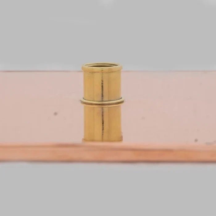 Copper Shower Head - Square Shower Head - handcrafted luxury Shower Systems for kitchen and bathroom interiors by Brooklyn Brass