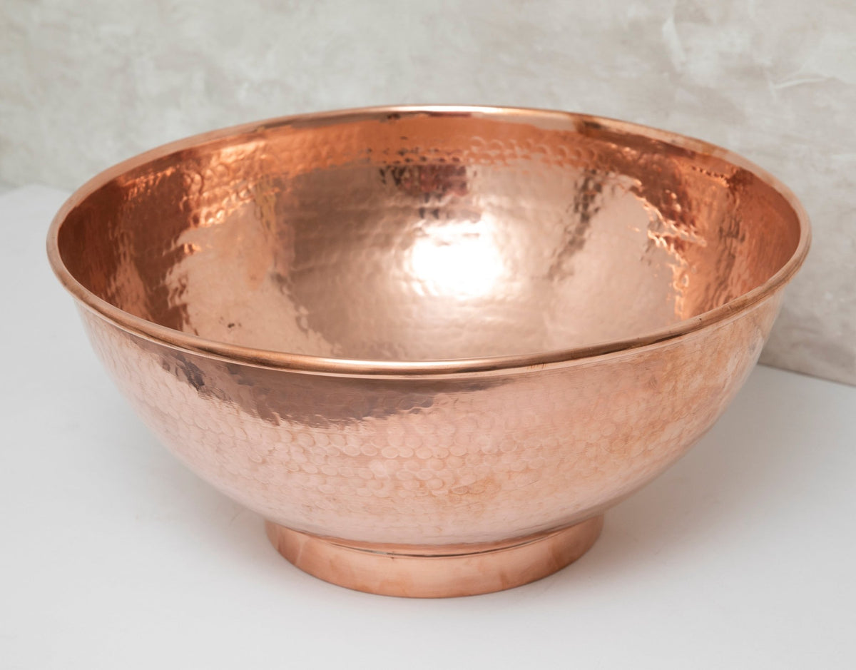 Copper Vanity Vessel Sink - handcrafted luxury Sinks for kitchen and bathroom interiors by Brooklyn Brass