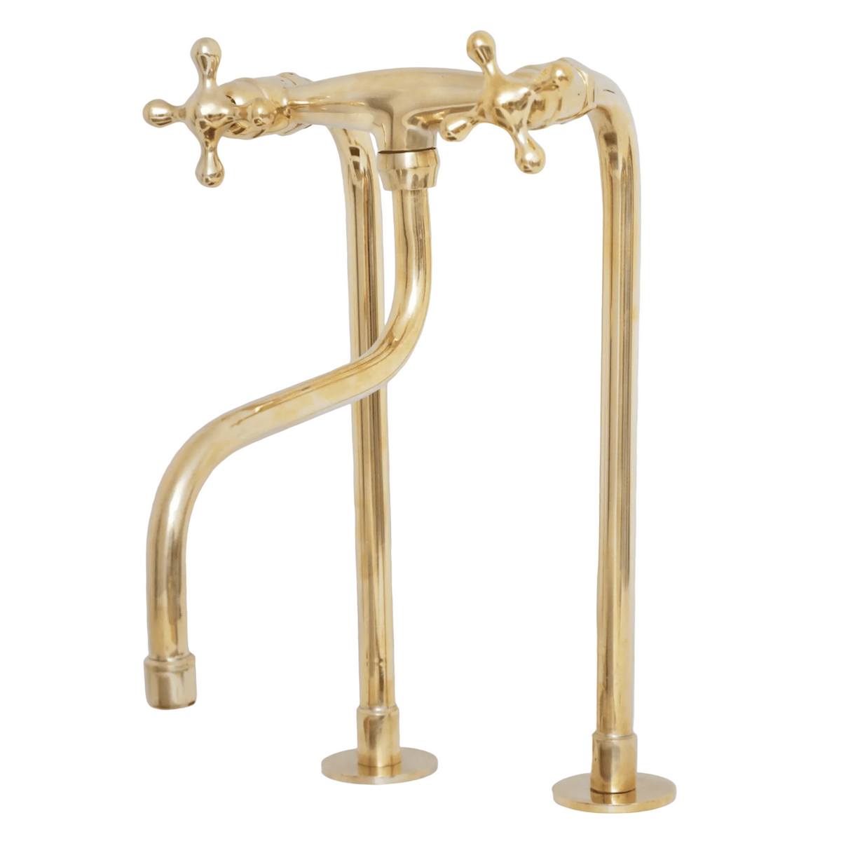 Elephant Trunk Spout Brass Kitchen Faucet - handcrafted luxury Kitchen Faucets for kitchen and bathroom interiors by Brooklyn Brass