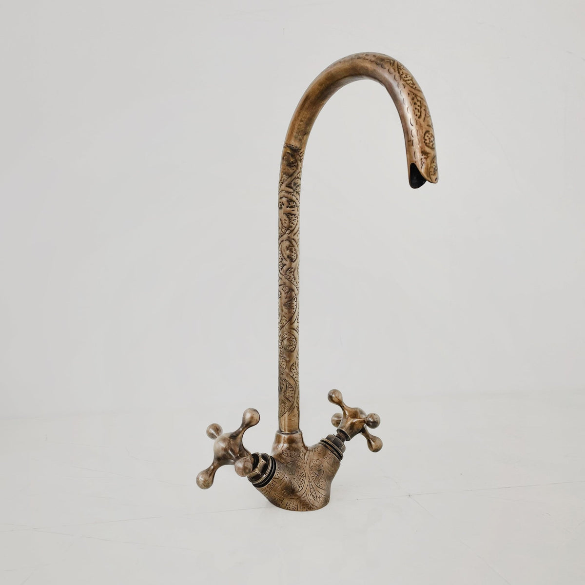 Oil Rubbed Bronze Faucet, Single Hole Brass Faucet for Bathroom - handcrafted luxury Bathroom Faucets for kitchen and bathroom interiors by Brooklyn Brass