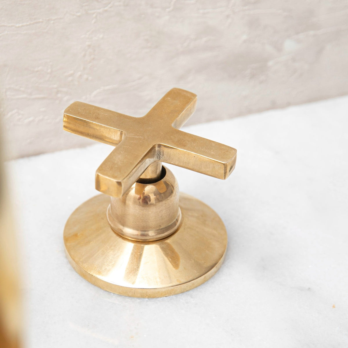 Snake Style Widespread 3 Holes Solid Unlacquered Brass Faucet - handcrafted luxury Kitchen Faucets for kitchen and bathroom interiors by Brooklyn Brass