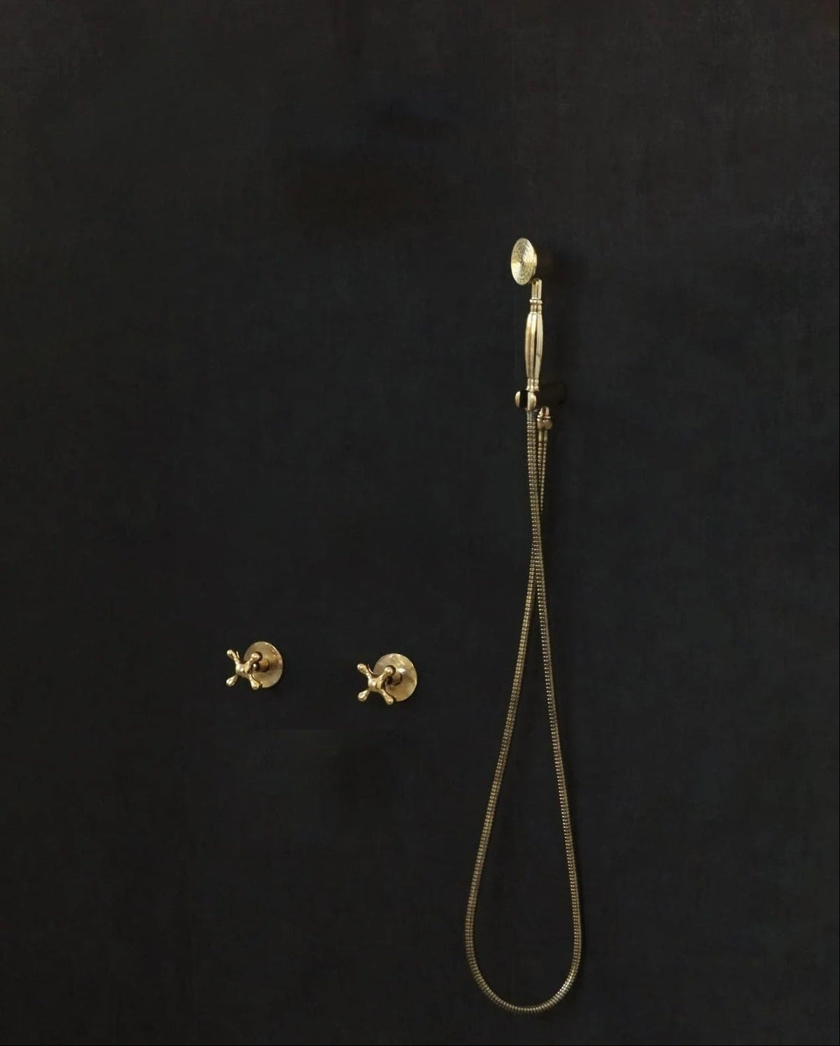 Solid Brass Concealed Shower – Handheld Shower - handcrafted luxury Showers for kitchen and bathroom interiors by Brooklyn Brass