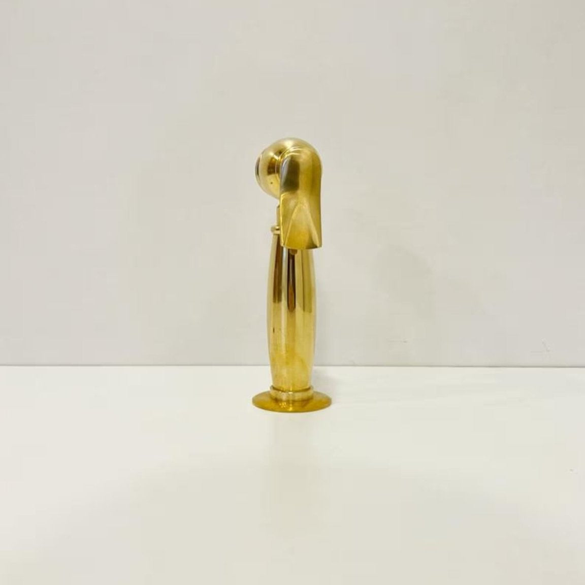 Solid Brass Kitchen Hand Sprayer - Classic Side Sprayer - handcrafted luxury Kitchen Faucets for kitchen and bathroom interiors by Brooklyn Brass