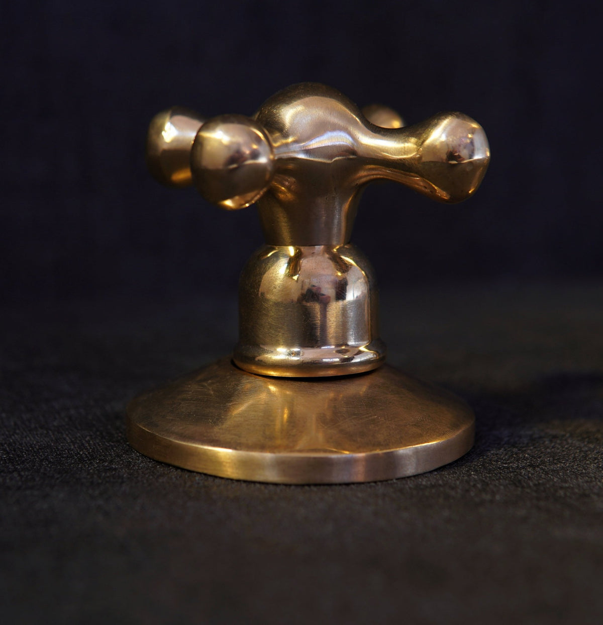 Unlacquered Brass Deck Mounted 3 Holes Faucet, Brass widespread Faucet for Bathroom and Kitchen - handcrafted luxury Kitchen Faucets for kitchen and bathroom interiors by Brooklyn Brass