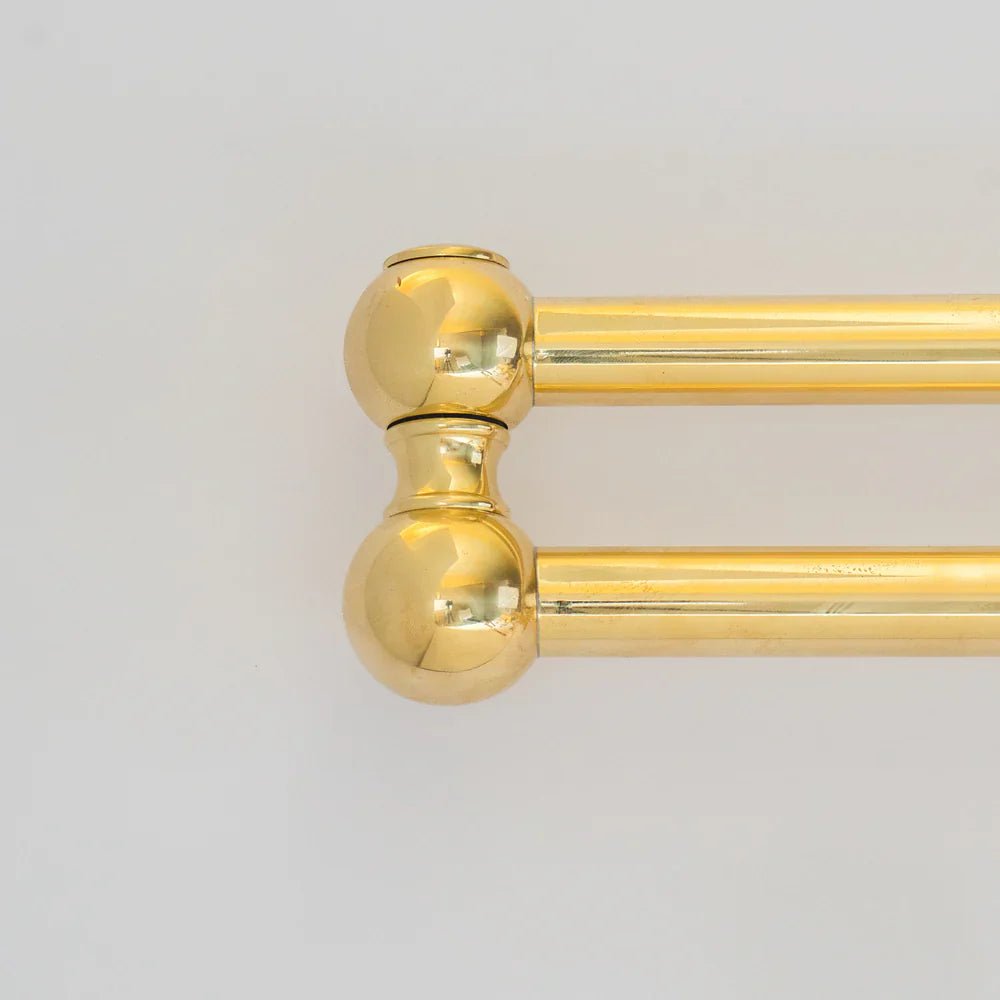 Unlacquered Brass Pot Filler Kitchen Faucet, Stove Pot, Wall Mount Pot Filler - handcrafted luxury Kitchen Faucets for kitchen and bathroom interiors by Brooklyn Brass