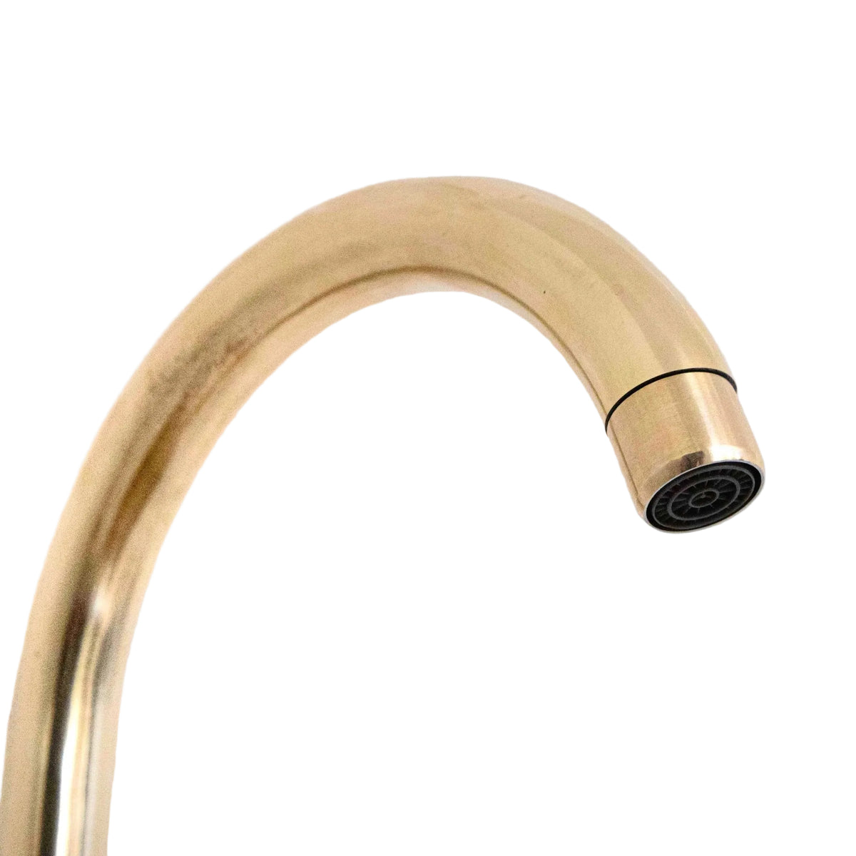 Unlacquered Brass Single Hole Basin Faucet, Brass Mixer Tap, Bar Prep faucet - handcrafted luxury Kitchen Faucets for kitchen and bathroom interiors by Brooklyn Brass