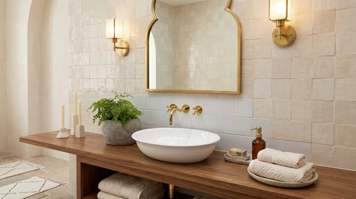 Unlacquered Brass Wall Mount Faucet/Solid Brass Bathroom / Kitchen Faucet - handcrafted luxury Kitchen Faucets for kitchen and bathroom interiors by Brooklyn Brass