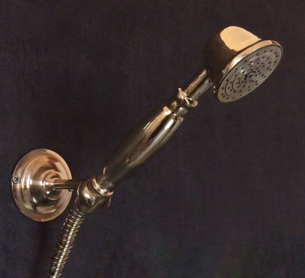 Unlacquered Solid Brass Shower, Shower System With Tub Filler - handcrafted luxury Showers for kitchen and bathroom interiors by Brooklyn Brass