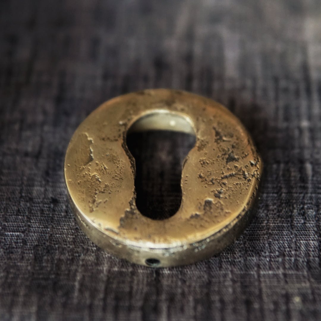 Vintage Brass Door Handle, Tree Branch Design - handcrafted luxury Hardware and Drains for kitchen and bathroom interiors by Brooklyn Brass