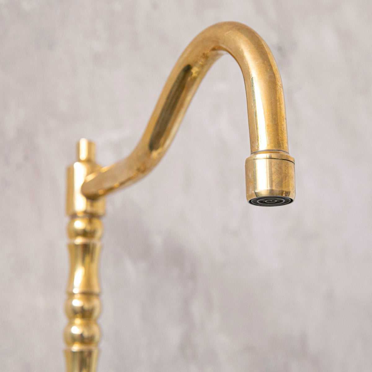 Wall Mounted Brass Antique Faucet for Bathroom and Kitchen - handcrafted luxury Kitchen Faucets for kitchen and bathroom interiors by Brooklyn Brass