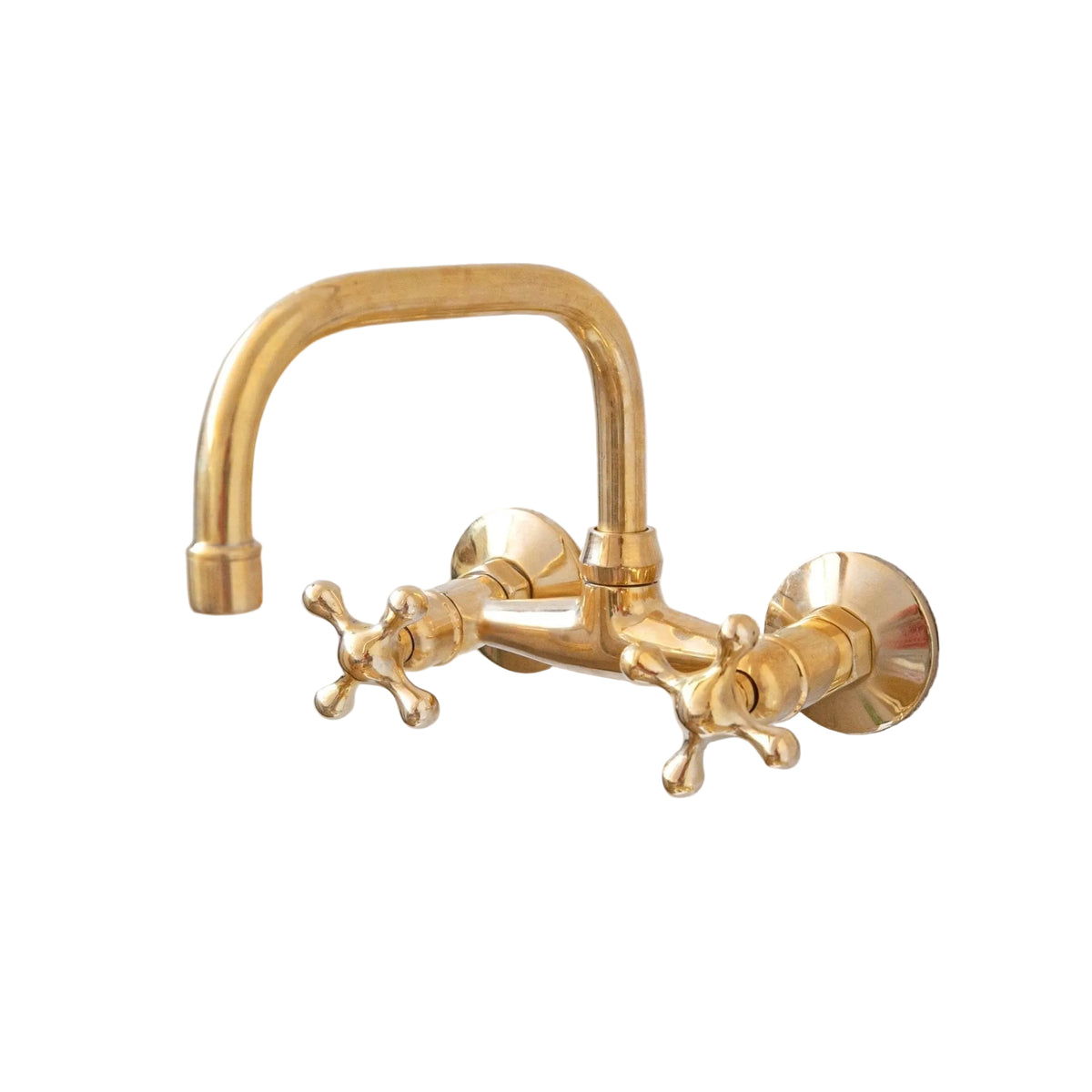 Wall Mounted Solid Brass Faucet For Bathroom and Kitchen - handcrafted luxury Kitchen Faucets for kitchen and bathroom interiors by Brooklyn Brass