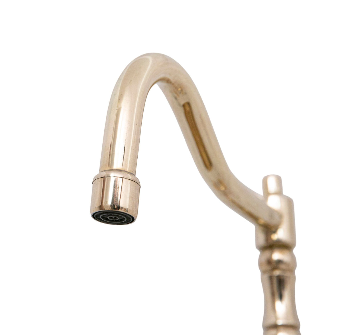 Antique Brass Bridge Kitchen Faucet - Solid Brass Vintage Tap - handcrafted luxury Kitchen Faucets for kitchen and bathroom interiors by Brooklyn Brass