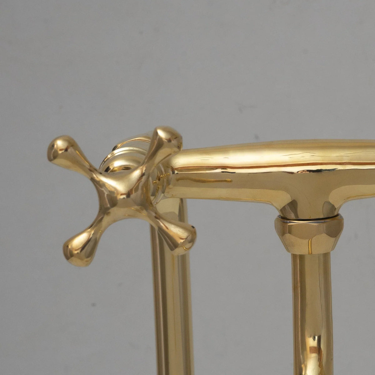 Antique Brass Kitchen Faucet - Unlacquered Brass Faucet - handcrafted luxury Kitchen Faucets for kitchen and bathroom interiors by Brooklyn Brass