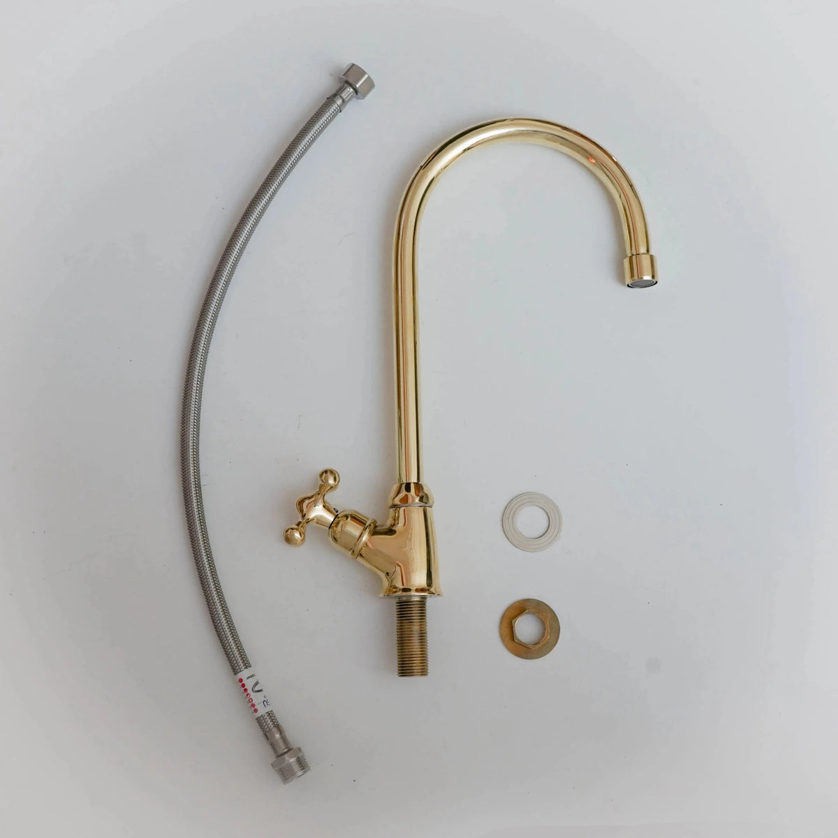 Brass Faucet Single Hole - Only Cold Or Hot Water - handcrafted luxury Kitchen Faucets for kitchen and bathroom interiors by Brooklyn Brass
