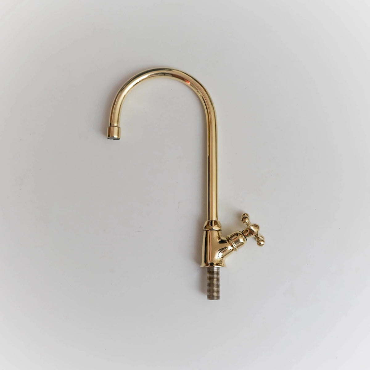 Brass Faucet Single Hole - Only Cold Or Hot Water - handcrafted luxury Kitchen Faucets for kitchen and bathroom interiors by Brooklyn Brass