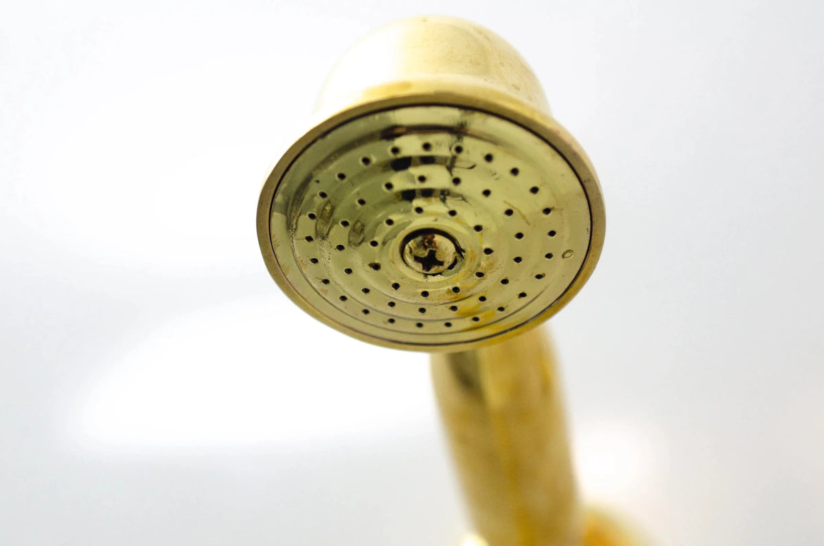 Brass Shower Fixtures - Brass Shower System - handcrafted luxury Shower Systems for kitchen and bathroom interiors by Brooklyn Brass