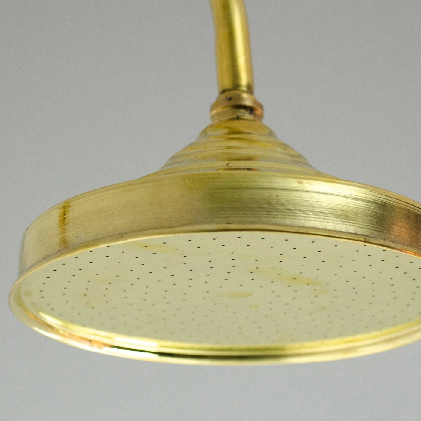 Brass Shower Fixtures - Dual Shower Head - handcrafted luxury Shower Systems for kitchen and bathroom interiors by Brooklyn Brass