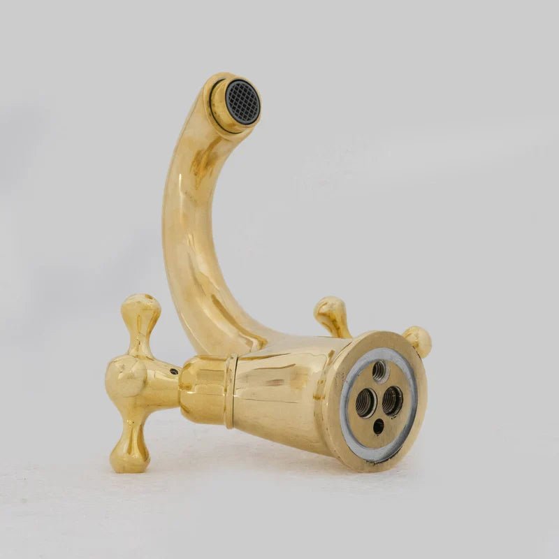 Brass Single Hole Bathroom Faucet - Bath Vanity Faucet - handcrafted luxury Bathroom Faucets for kitchen and bathroom interiors by Brooklyn Brass