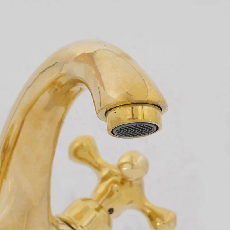 Brass Single Hole Bathroom Faucet - Bath Vanity Faucet - handcrafted luxury Bathroom Faucets for kitchen and bathroom interiors by Brooklyn Brass