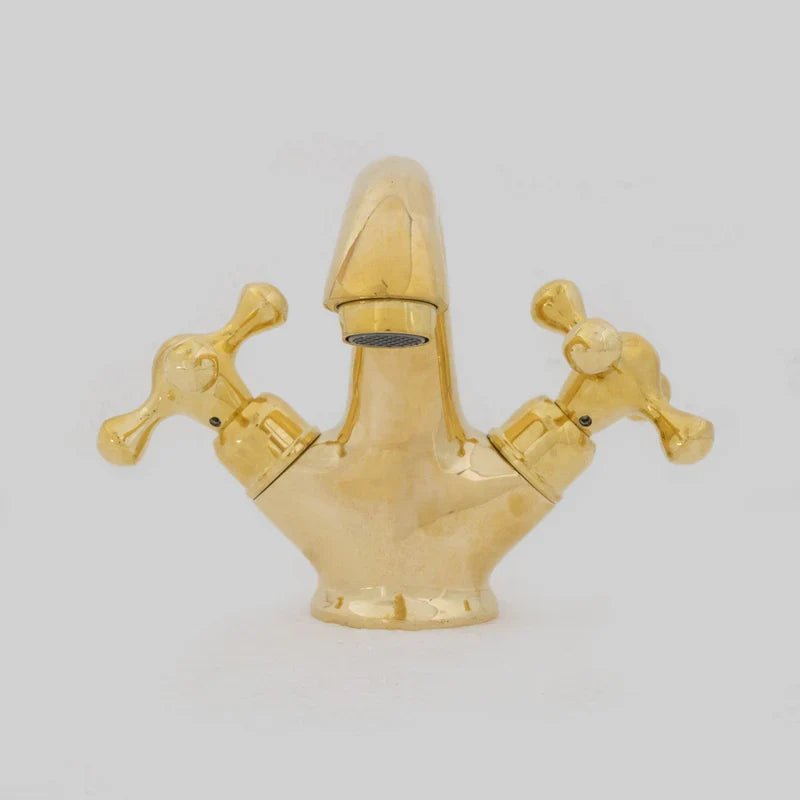 Brass Single Hole Bathroom Faucet - Bath Vanity Faucet - handcrafted luxury Bathroom Faucets for kitchen and bathroom interiors by Brooklyn Brass
