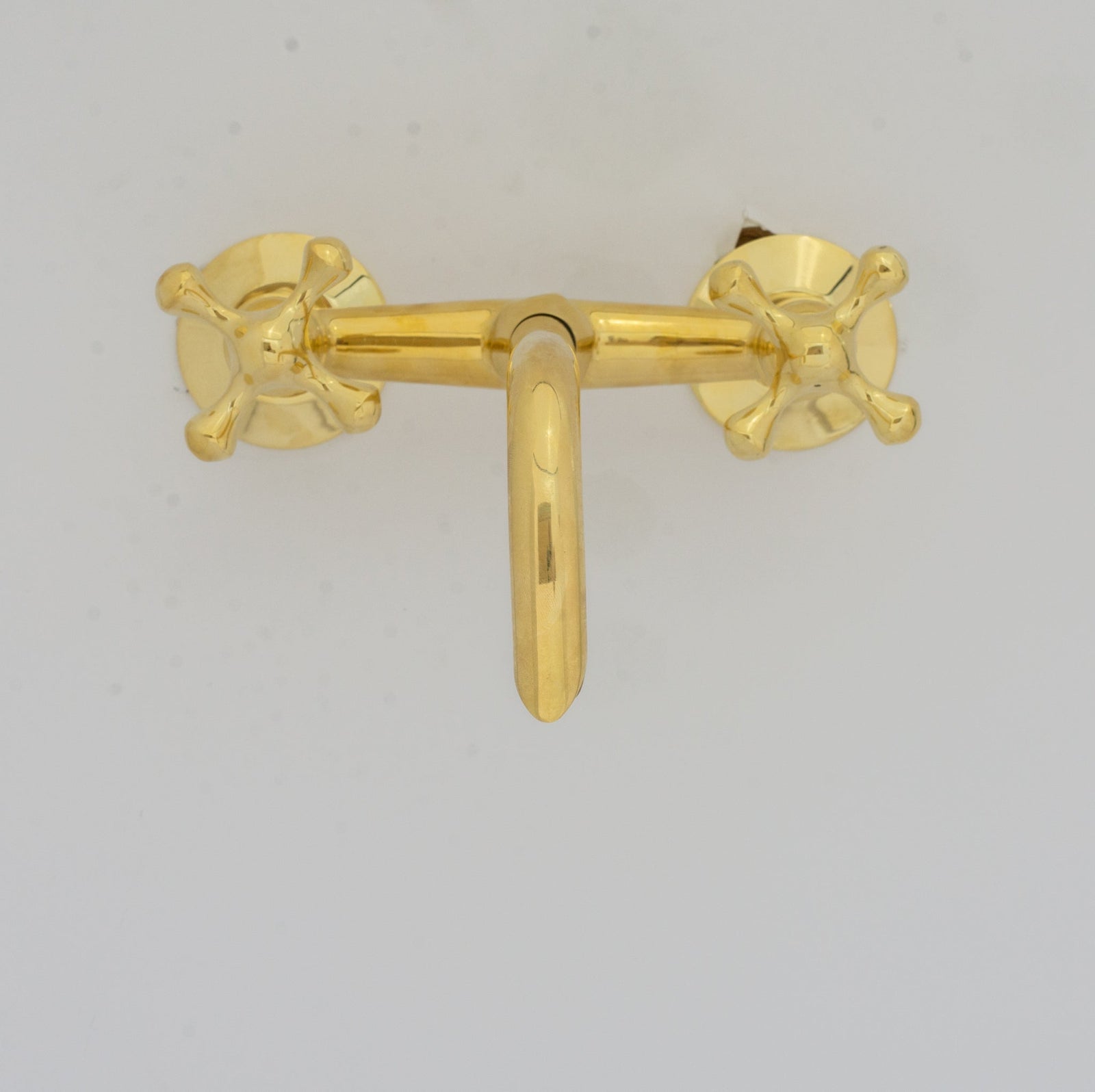 Brass Wall Mount Faucet - Antique Brass Bathroom Faucet - handcrafted luxury Bathroom Faucets for kitchen and bathroom interiors by Brooklyn Brass