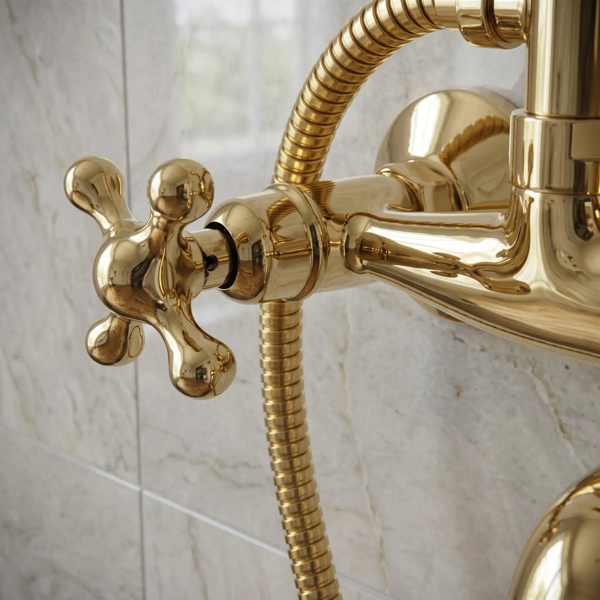 Copper Outdoor Shower ,Exposed Wall Mounted Copper Shower System ,Industrial design Shower - handcrafted luxury Shower Systems for kitchen and bathroom interiors by Brooklyn Brass