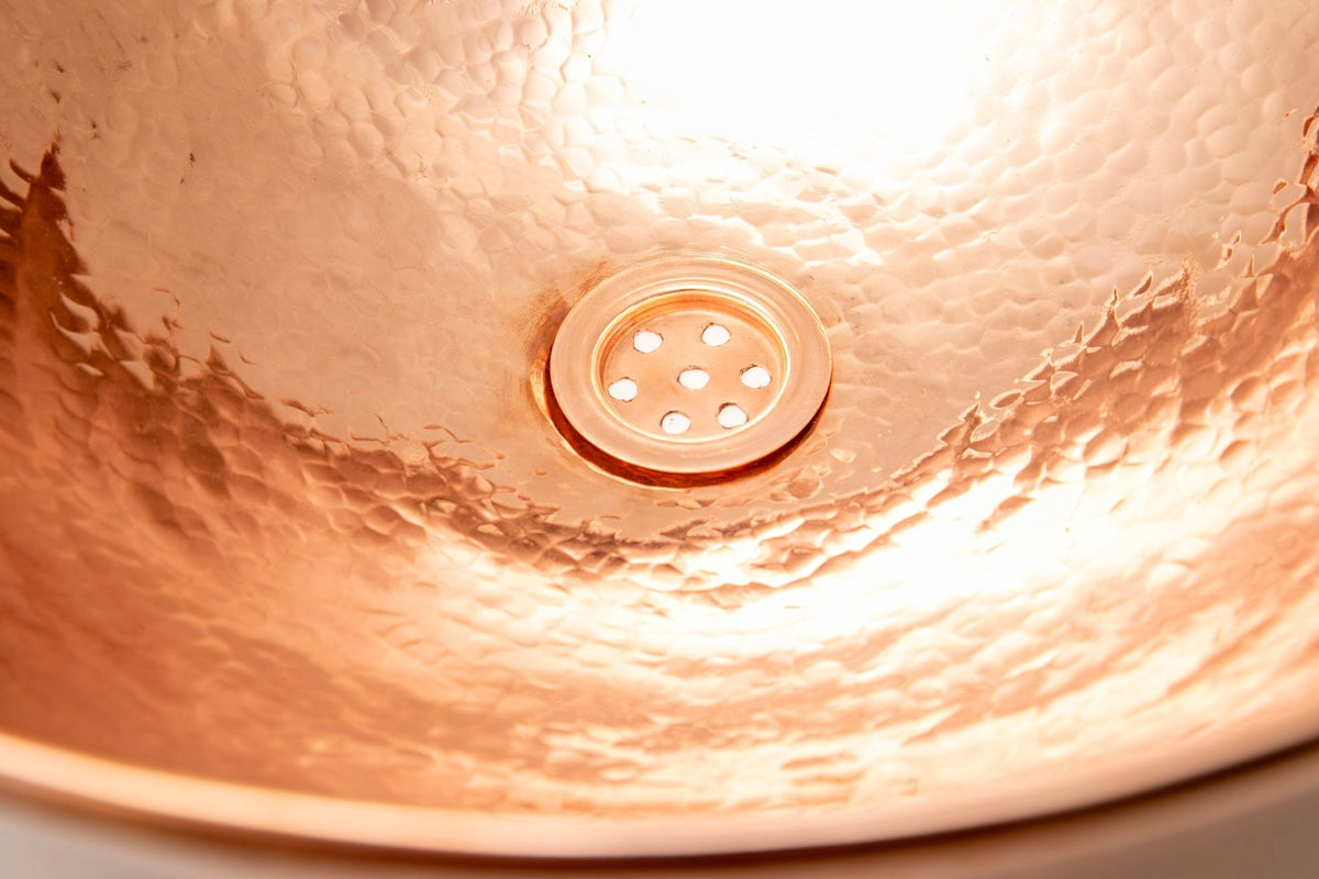 Copper Vanity Vessel Sink - handcrafted luxury Sinks for kitchen and bathroom interiors by Brooklyn Brass