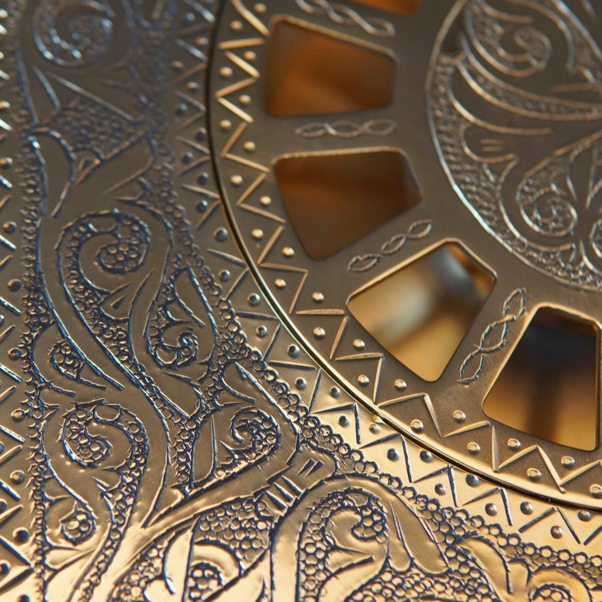 Engraved Brass Square Bathroom Floor Drain - handcrafted luxury Hardware and Drains for kitchen and bathroom interiors by Brooklyn Brass