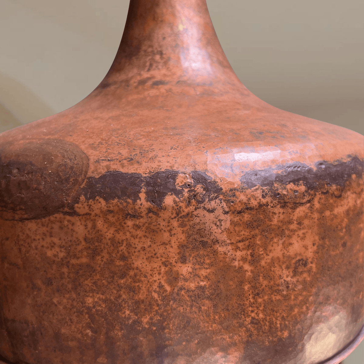 Hammered Copper Flared Dome Pendant – Rustic Ceiling Light - handcrafted luxury for kitchen and bathroom interiors by Brooklyn Brass