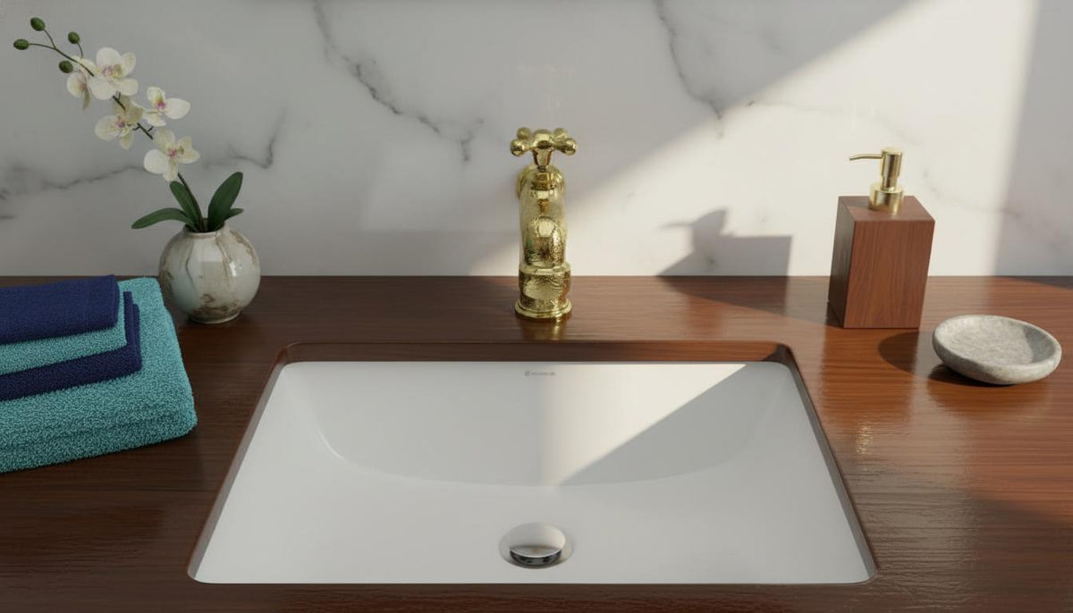 Hand - Engraved Gold - Plated Brass Wall Faucet, Moroccan Artisan Bathroom Tap Fixture - handcrafted luxury for kitchen and bathroom interiors by Brooklyn Brass