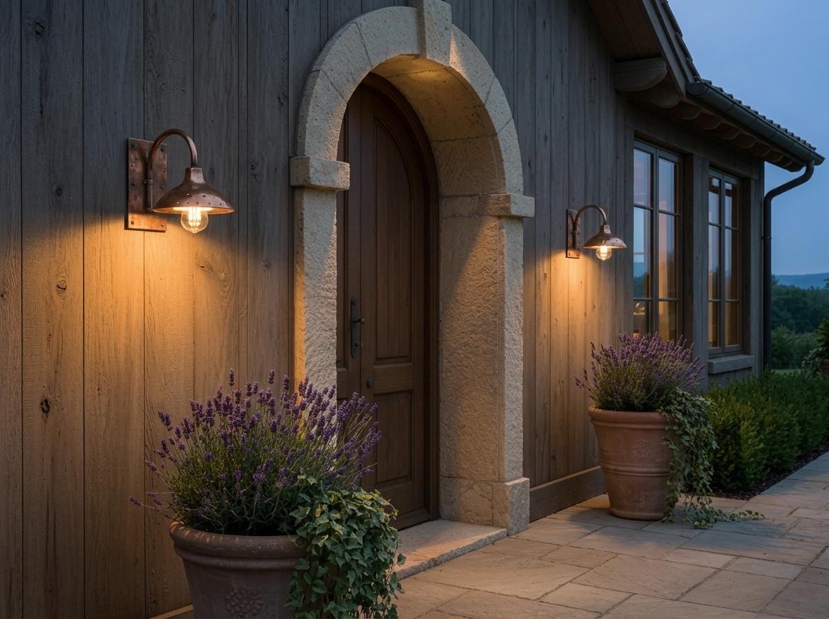 Handmade Copper Gooseneck Wall Sconce, Rustic Farmhouse Outdoor Light - handcrafted luxury for kitchen and bathroom interiors by Brooklyn Brass