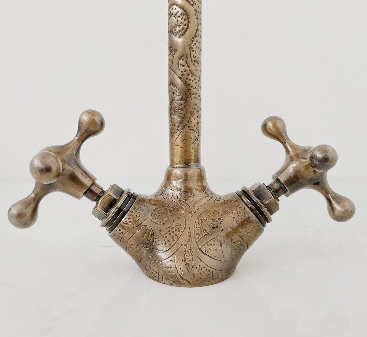 Oil Rubbed Bronze Faucet, Single Hole Brass Faucet for Bathroom - handcrafted luxury Bathroom Faucets for kitchen and bathroom interiors by Brooklyn Brass
