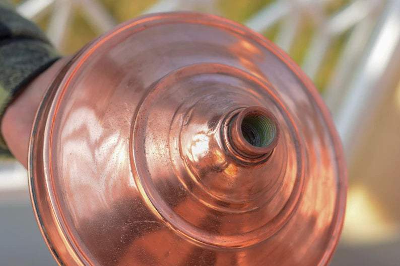Rain Shower Head, Copper Showerhead, Round Showerhead, Works Outdoor - handcrafted luxury Shower Systems for kitchen and bathroom interiors by Brooklyn Brass