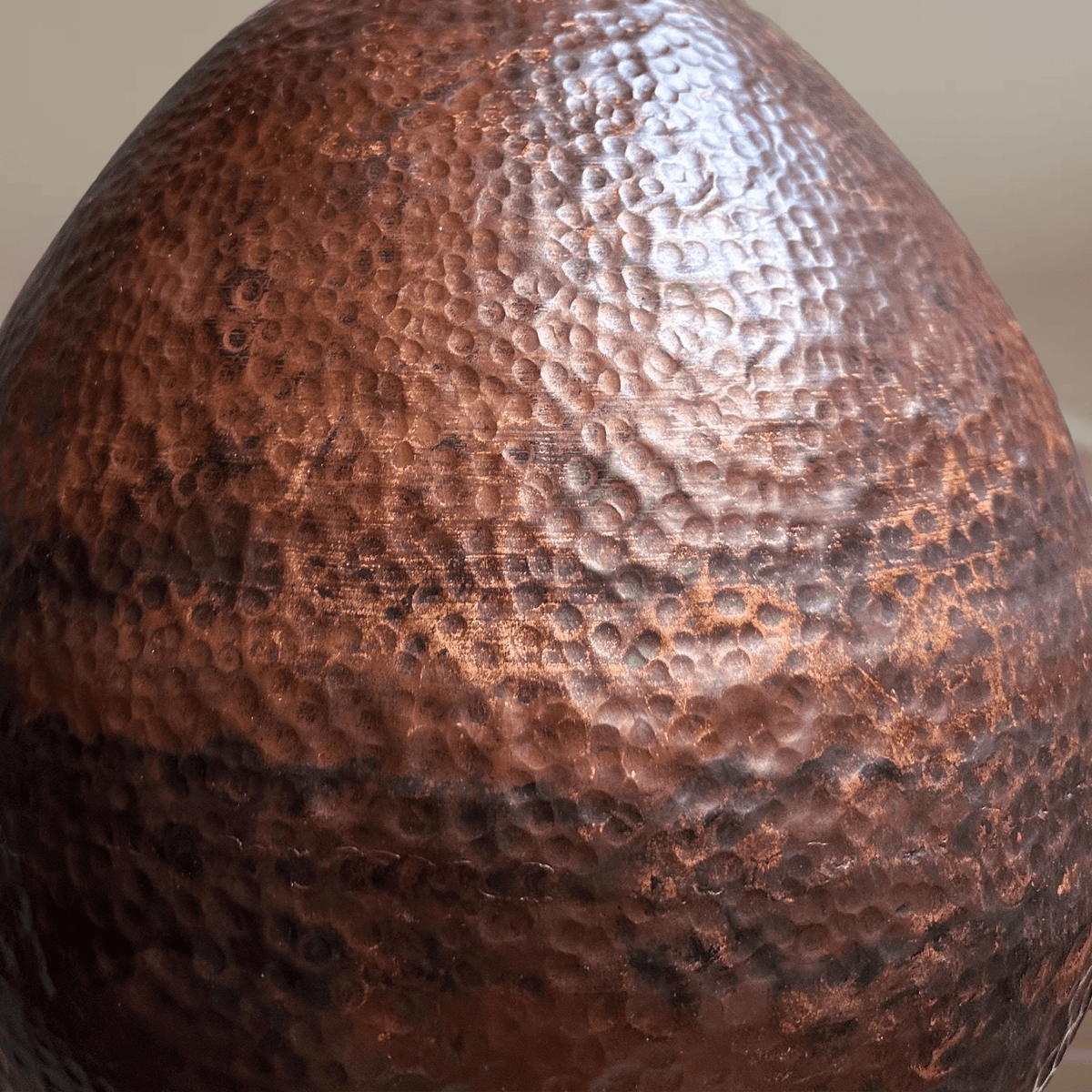 Rustic Hammered Copper Pendant – Dome Ceiling Light for Kitchen Spaces - handcrafted luxury for kitchen and bathroom interiors by Brooklyn Brass