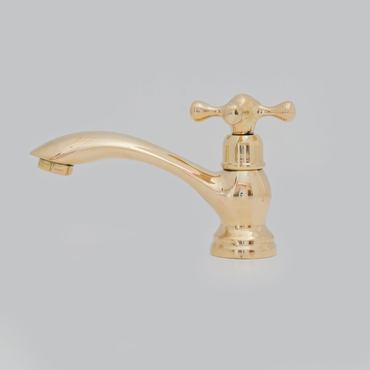Single Hole Brass Bathroom Faucet - Brass Single Hole Bathroom Faucet - handcrafted luxury Bathroom Faucets for kitchen and bathroom interiors by Brooklyn Brass