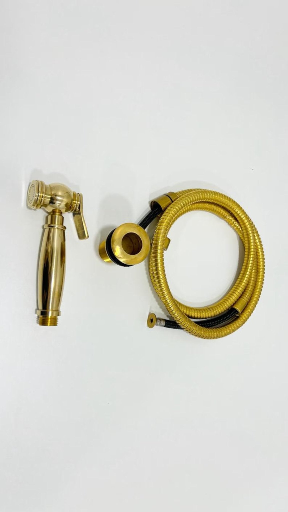 Solid Brass Kitchen Hand Sprayer - Classic Side Sprayer - handcrafted luxury Kitchen Faucets for kitchen and bathroom interiors by Brooklyn Brass