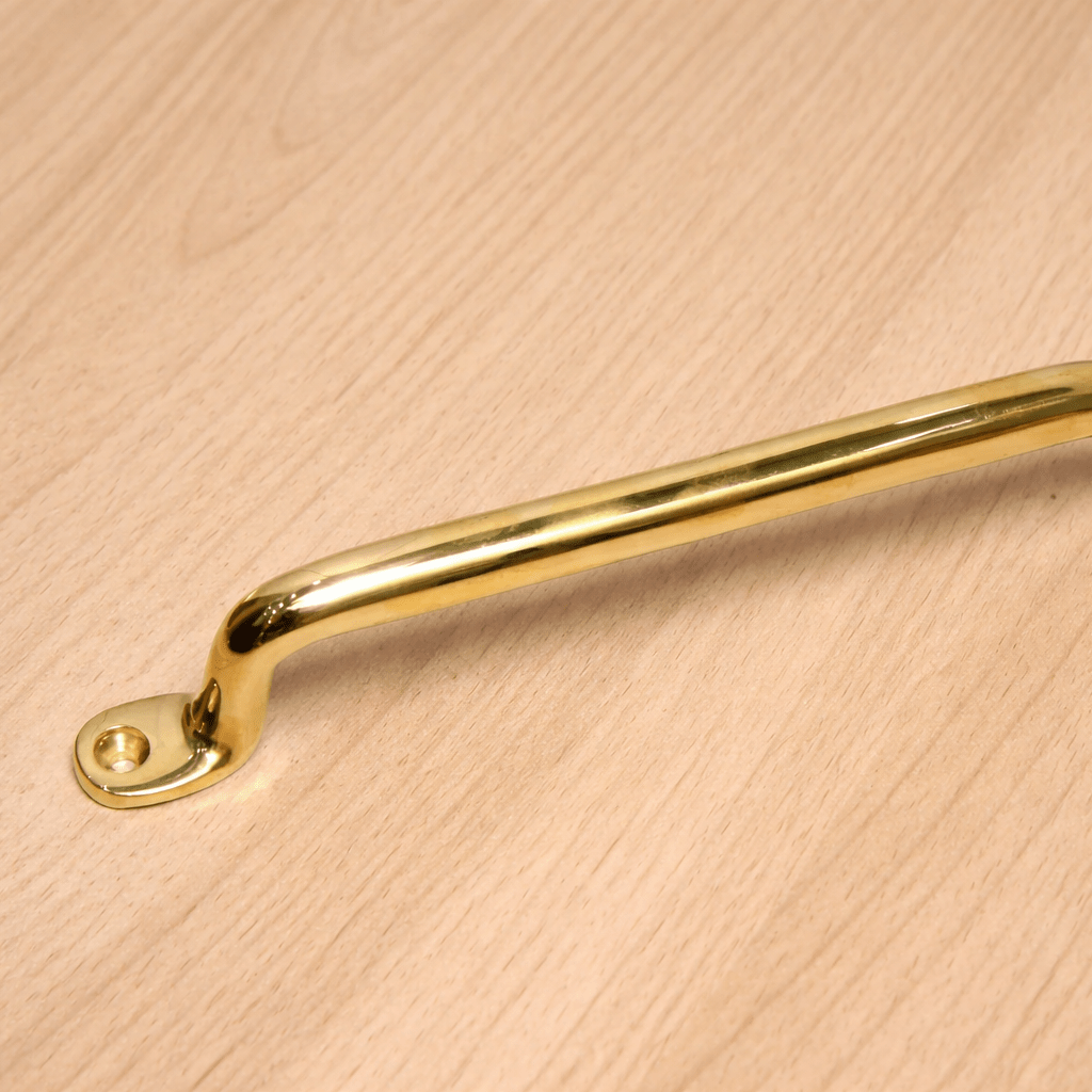 Solid Unlacquered Brass Cabinet Pulls - handcrafted luxury Hardware and Drains for kitchen and bathroom interiors by Brooklyn Brass