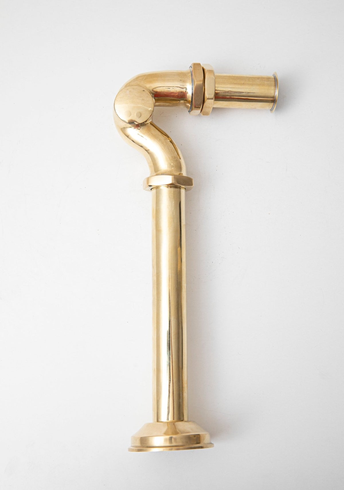 Solid Unlacquered Brass S - trap , Brass Water Trap - handcrafted luxury Hardware and Drains for kitchen and bathroom interiors by Brooklyn Brass