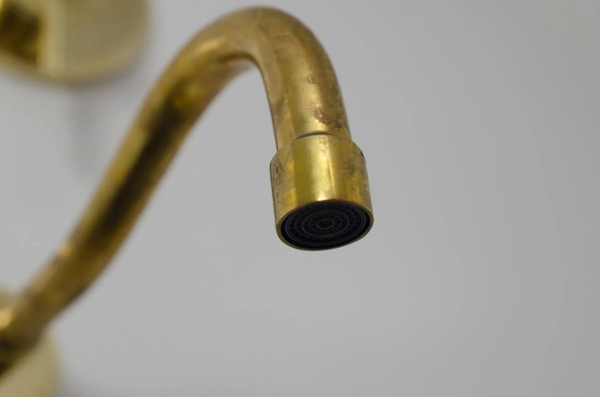 Tub Filler Faucet - Wall Mount Tub Filler - handcrafted luxury Shower Systems for kitchen and bathroom interiors by Brooklyn Brass