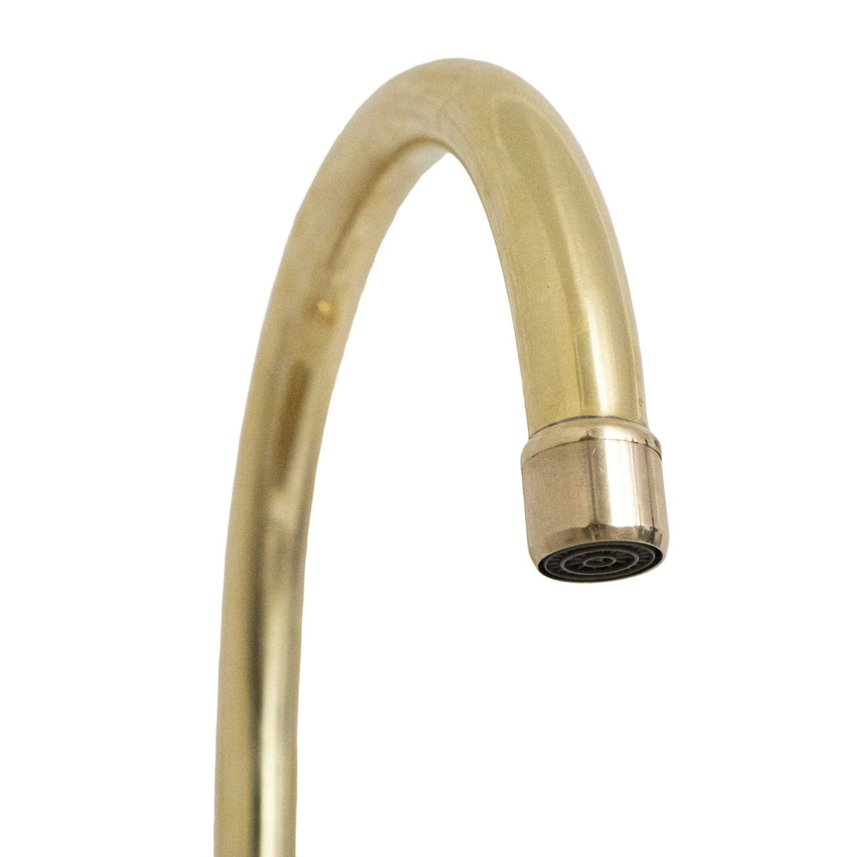 Unlacquered Brass 3 Holes Bridge Faucet, Brass Kitchen Tap - handcrafted luxury Kitchen Faucets for kitchen and bathroom interiors by Brooklyn Brass